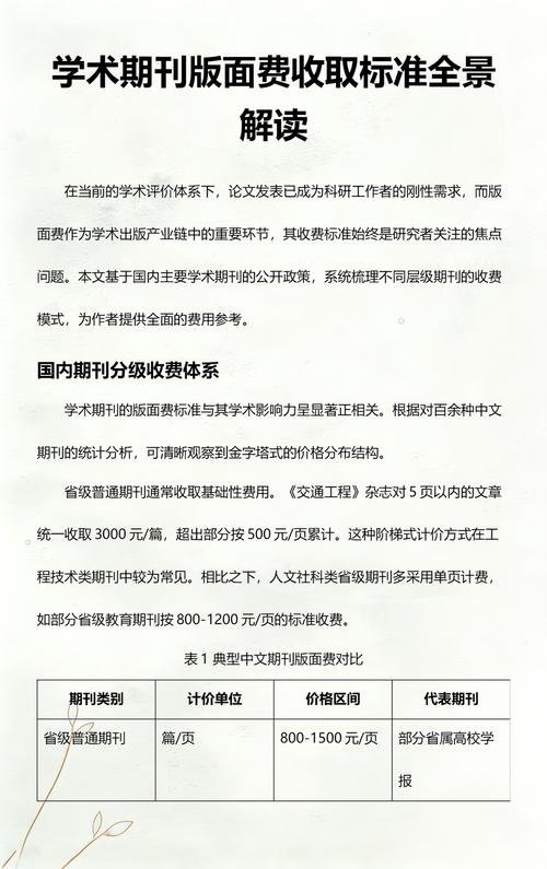 版面费多少钱合理?各类型期刊费用参考(2025)
